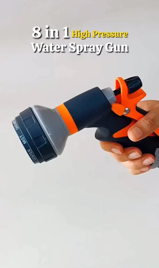 8-in-1 Pressure Water Spray Gun