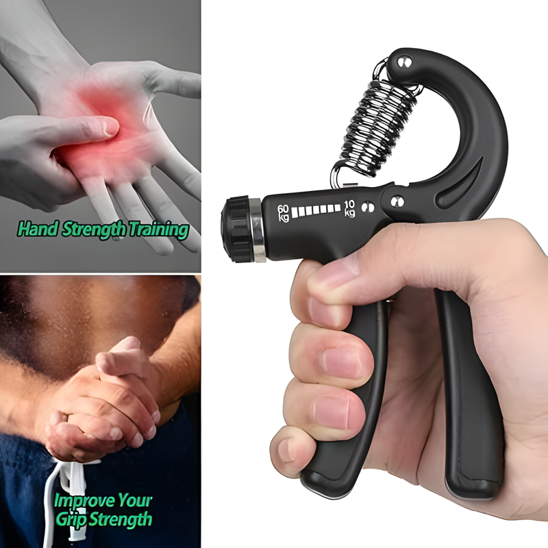 Adjustable Grip Strengthener with Counter