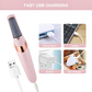 USB Rechargeable Foot Callus Remover – Electric File with LED Light & 2-Speed Settings for Smooth Feet