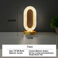 3D Oval Crystal Table Lamp Office USB Charging Night Light for Bedroom Living Room Party Decoration Creative Lamp