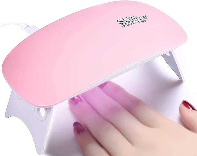 SUN Mini UV/LED Nail Lamp – 6W Portable Nail Dryer for Gel Polish
