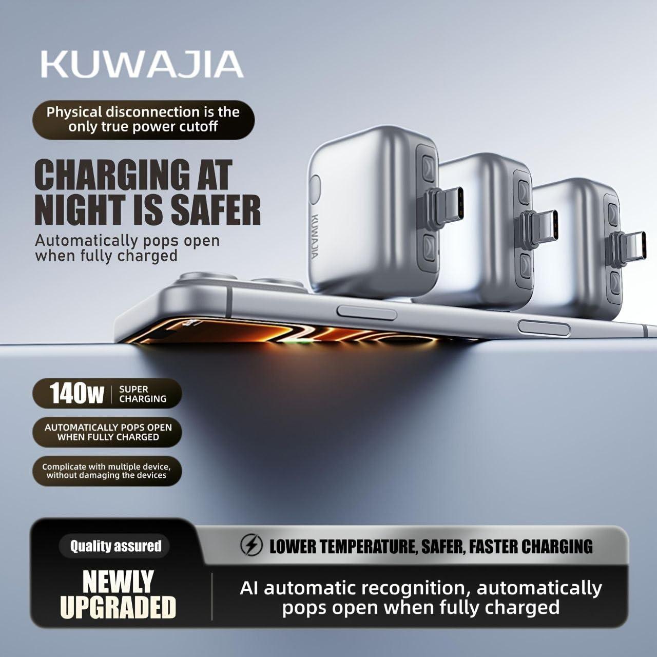 KUWAJIA Type-C Auto Eject Charging Protector