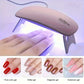 SUN Mini UV/LED Nail Lamp – 6W Portable Nail Dryer for Gel Polish