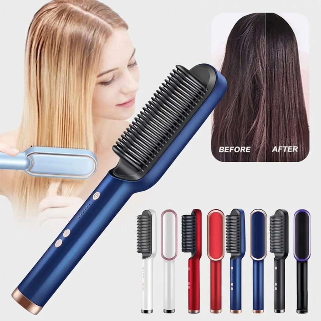 CeramicGlide Straightener Brush