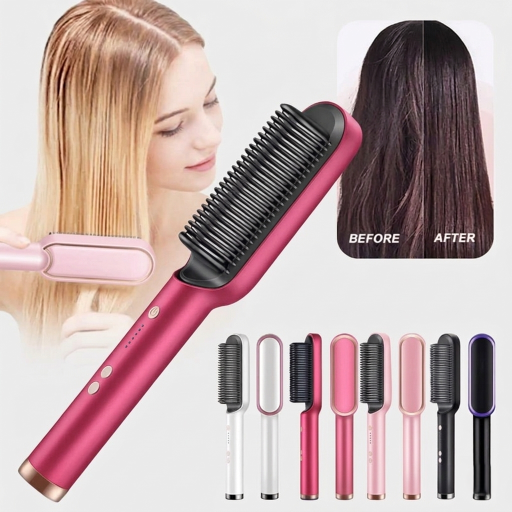 CeramicGlide Straightener Brush