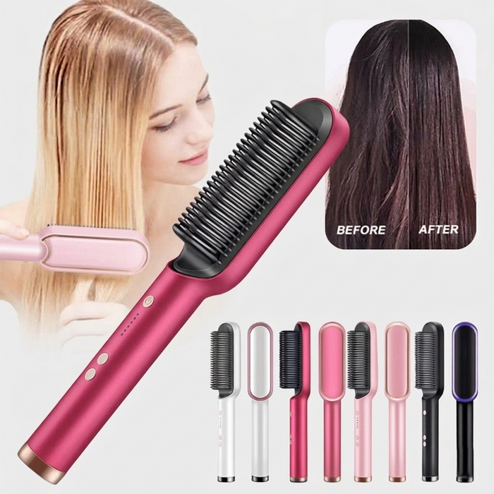 CeramicGlide Straightener Brush