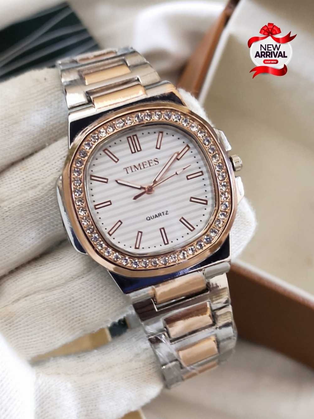 Men's Classic Multi-Color Stainless Steel Chain Watch