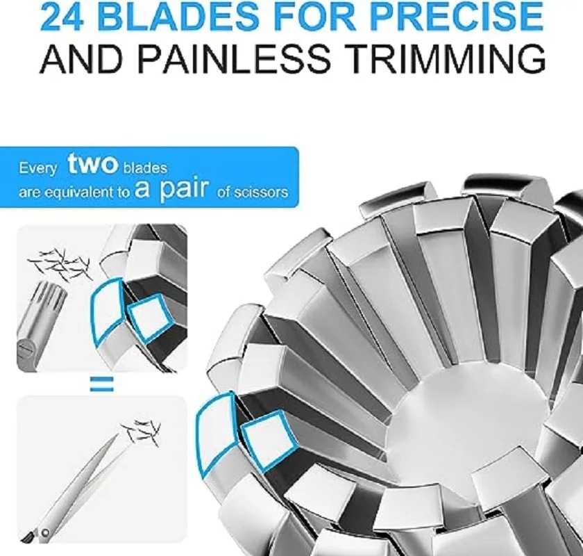 Hair Trimmer for Men Nose Tondeuse Stainless Steel Manual Suitable For Nose Hair Trimmer Washable Portable
