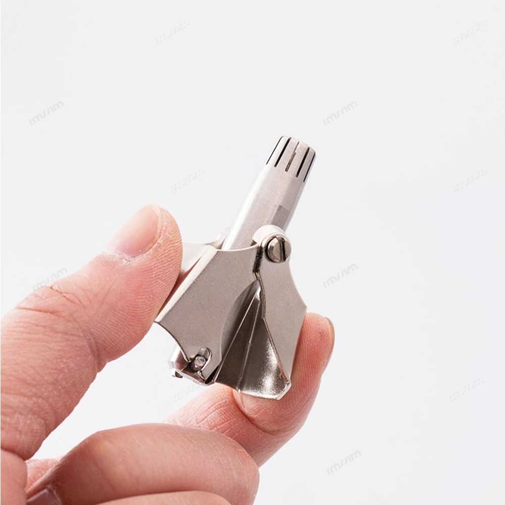 Hair Trimmer for Men Nose Tondeuse Stainless Steel Manual Suitable For Nose Hair Trimmer Washable Portable